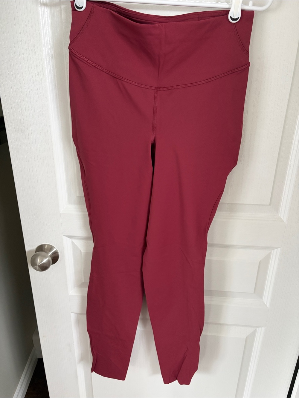 lululemon athletica High-Rise Leggings in Burgundy - Picture 2 of 3